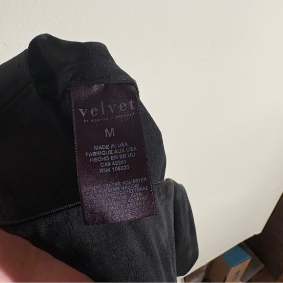 Velvet By Graham & Spencer Velour Stretch Pants - Picture 8 of 8